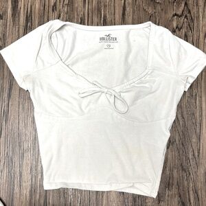 HOLLISTER WHITE CROPTOP